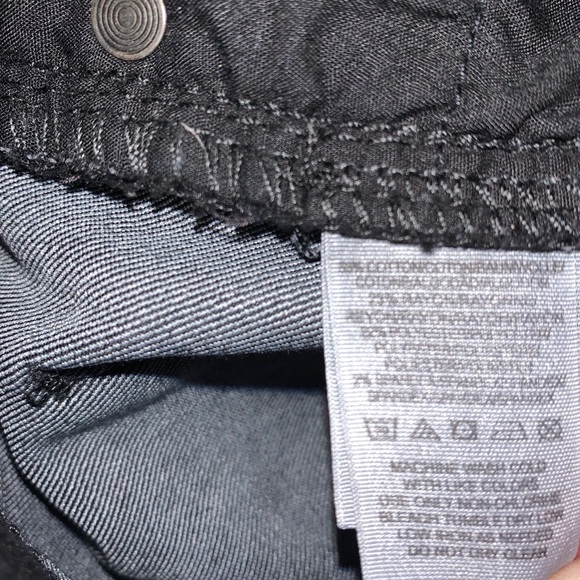 FREE PEOPLE low rise Black denim Jeans women’s size 24 - Picture 8 of 8